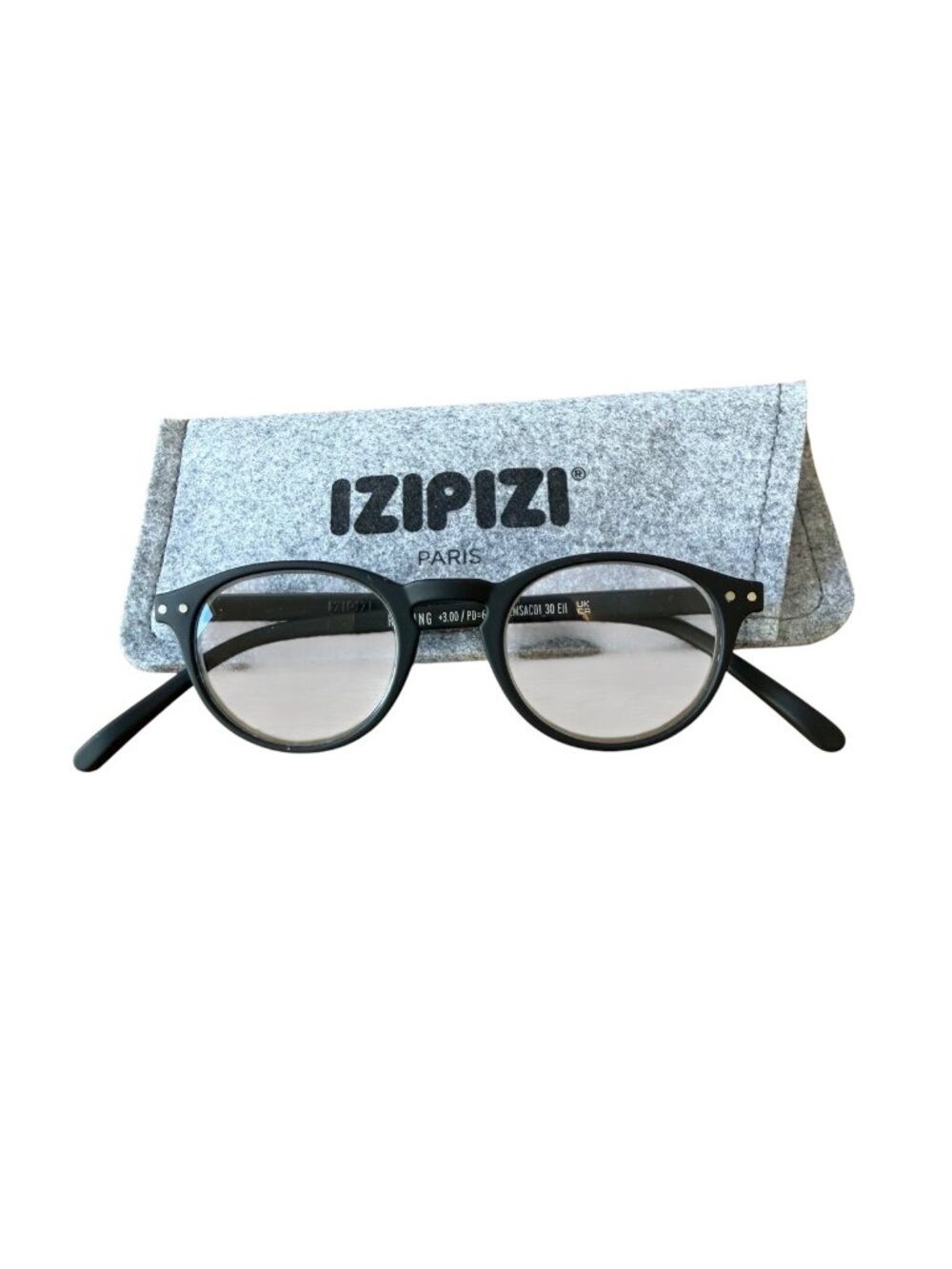 Izipizi Paris #A Black Reading Glasses +3.0